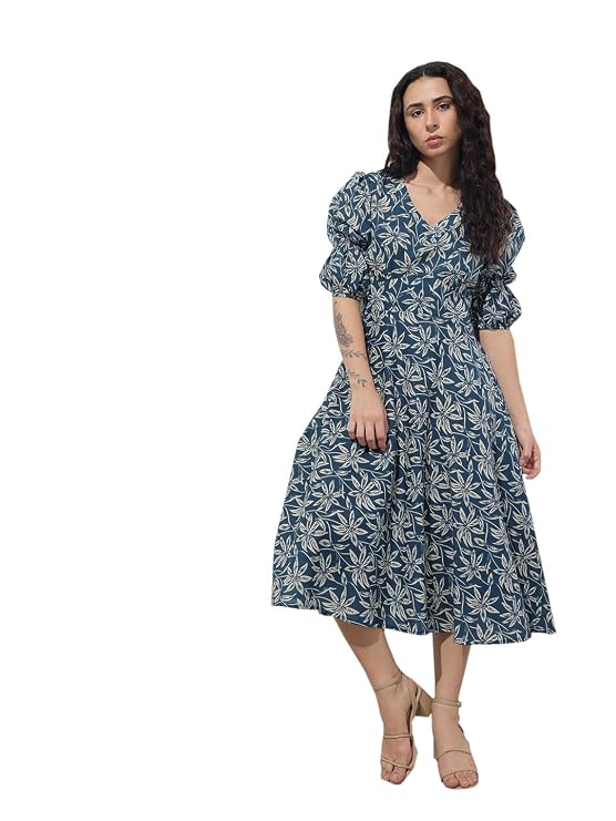 Blue Cotton midi