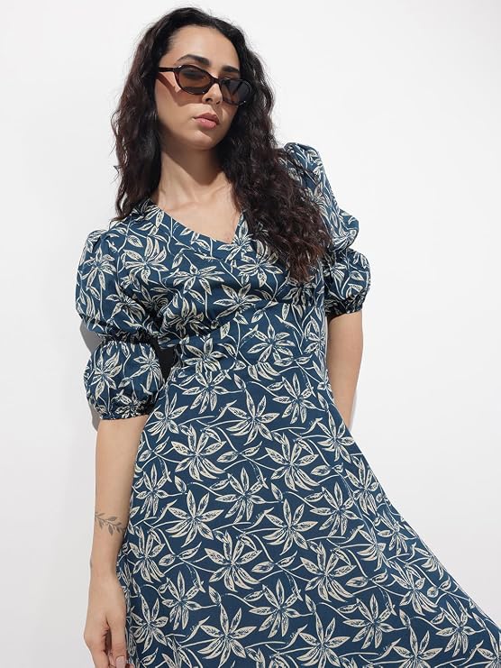 Blue Cotton midi